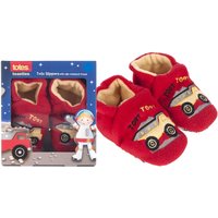 Boys 1 Pair Totes Tots Truck Slippers With Grip
