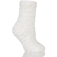 Ladies 1 Pair Totes Super Soft Sequin Fluffy Bed Socks