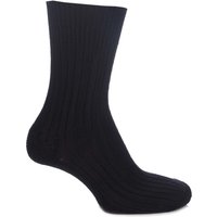 Mens & Ladies 1 Pair SockShop Of London Bamboo Short Ribbed Boot Socks With Cushioning