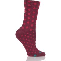 Ladies 1 Pair Falke Macrodot Cashmere Blend Anklet Socks