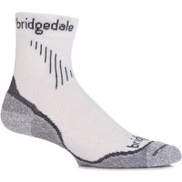 Mens 1 Pair Bridgedale Qw-ik Road Running Merino Wool Coolmax Socks