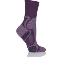 Ladies 1 Pair Bridgedale X-Hale Trailblaze Sock With Impact And Protective Padding