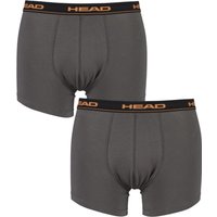Mens 2 Pack Head Basic Cotton Boxer Shorts
