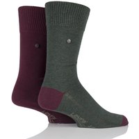 Mens 2 Pair Levis 168SF Plain Cotton Comfort Top Socks