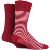Mens 2 Pair Levis 168SF Comfort Top Fine Striped Cotton Socks
