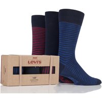 Mens 3 Pair Levis 168SF Comfort Top Cotton Socks