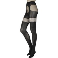 Ladies 1 Pair Trasparenze Aleppo Mock Hold Up Tights