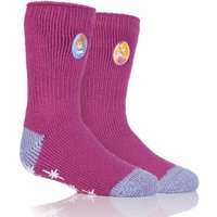 Girls 1 Pair Heat Holders Disney Princess Slipper Socks With Grip