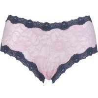 Ladies 1 Pair Kinky Knickers 'Passionate In Pink' Border Lace Classic Knicker