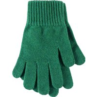 Ladies 1 Pair SockShop Of London Made In Scotland 100% Cashmere Plain Gloves In Green