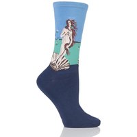 Ladies 1 Pair HotSox Artist Collection Birth Of Venus Cotton Socks