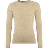 Ladies Great & British Knitwear 100% Lambswool Round Neck Jumper With Elbow Patch Detail