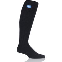 Mens 1 Pair HJ Hall Saltire Scottish Flag Wool Mix Kilt Socks