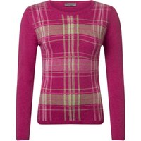 Ladies Great & British Knitwear 100% Lambswool Tartan Jumper