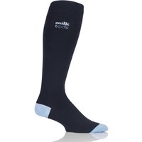 Mens And Ladies 1 Pair MilkTEDS Everyday Compression Socks With Contrast Heel And Toe