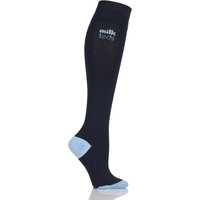 Ladies 1 Pair MilkTEDS Maternity Compression Socks With Contrast Heel And Toe