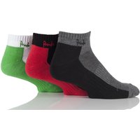Mens 3 Pair Pringle Secret Sport Socks With Arch Support And Venting
