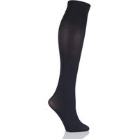 Ladies 1 Pair Pretty Polly Sweet Steps 60 Denier Opaque Knee Highs With Odour Control