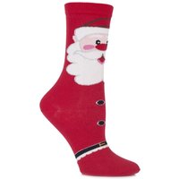 Ladies 1 Pair SockShop Christmas Dare To Wear Father Christmas Socks