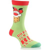 Mens 1 Pair SockShop Christmas Dare To Wear Does My Bum Look Big In This? Novelty Socks