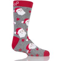 Kids 1 Pair SockShop Christmas Santa Slipper Socks