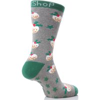 Kids 1 Pair SockShop Christmas Pudding Slipper Socks