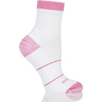 Ladies 1 Pair RunBreeze Ergonomic Anti-Blister Ankle Socks With CoolMax