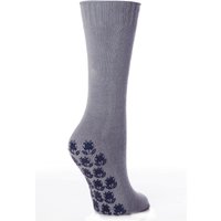 Ladies 1 Pair Elle Supersoft Home Socks With Non-Slip Sole