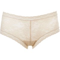 Ladies 1 Pair Kinky Knickers Ivory Straight Lace Trim Knickers