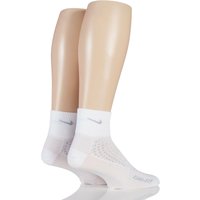 Mens & Ladies 2 Pair Nike Anti Blister Running Light Quarter Sock
