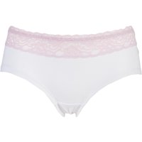Ladies 1 Pack SockShop Bamboo Hipster Briefs In White