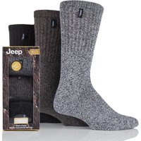 Mens 3 Pair Jeep Terrain Leisure Socks Gift Box