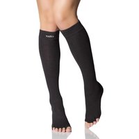 Ladies 1 Pair ToeSox Scrunch Half Toe Organic Cotton Knee High Socks