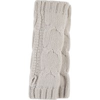 Ladies Great And British Knitwear 100% Cashmere Cable Knit Fingerless Gloves. Made