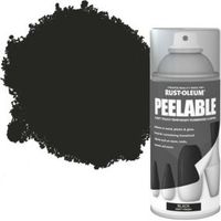 Rust-Oleum Black Matt Peelable Spray Paint 150 Ml