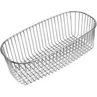 Cooke & Lewis Stainless Steel Effect Silver Bowl Basket