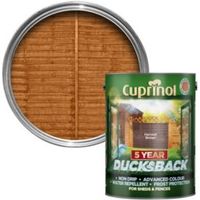 Cuprinol 5 Year Ducksback Harvest Brown Shed & Fence Treatment 5L