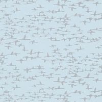 A.S. Creation Life Soft Blue & Silver Birds Glitter Effect Wallpaper