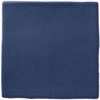 Fusion Blue Satin Ceramic Wall Tile Pack Of 25 (L)140mm (W)140mm