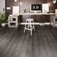 Dark Grey Washed Wood Effect Waterproof Luxury Vinyl Click Flooring 2.20m² Pack
