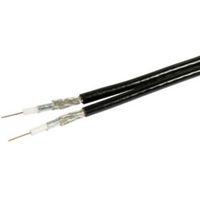 Tristar Black Shotgun Reversible Coaxial Cable (L)50m