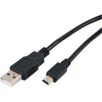 Tristar Black USB Cable 1m