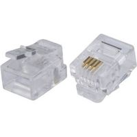 Tristar Clear Rj11 Connectors Pack Of 10