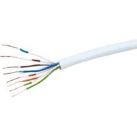 Tristar White 4 Pair Telephone Cable 50m