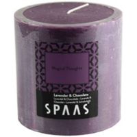 Spaas Lavender & Chocolate Pillar Candle Medium