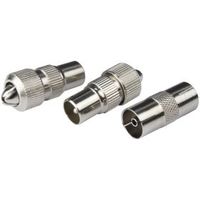 Tristar Coaxial Connecting Kit Pack Of 3