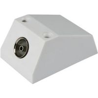 Tristar White Coaxial Aerial Outlet