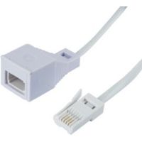 Tristar White Telephone Extension Lead 10m