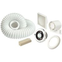 Manrose White Shower Light & Extractor Fan Kit