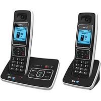 BT 6500 Black Cordless Digital Telephone With Answering Machine - Twin Handset